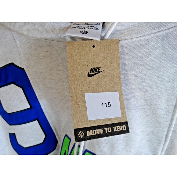 NIKE Women's NSW 🔥Circa 96 Fleece Hoodie🔥 Size L DV8086-051 Retail $130 NWT - Picture 8 of 8